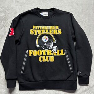 Pittsburgh Steelers Starter Sweatshirt Mens M Locker Room Throwback Crewneck NFL